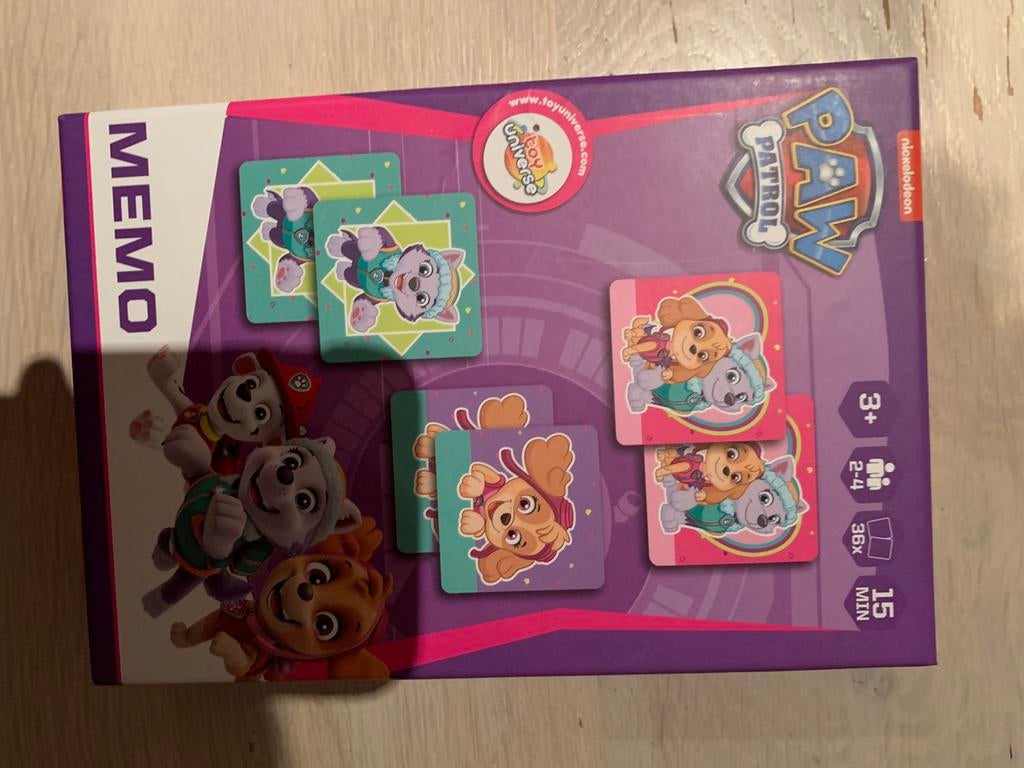Memory spel Paw Petrol, Vijf spelers of meer, Ophalen, Zo goed als nieuw, Nickelodeon