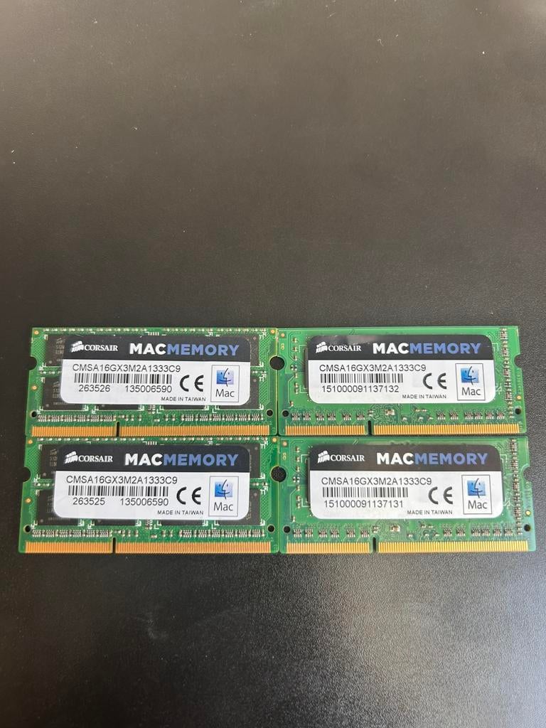 Mémoire iMac Corsair 32gm DDR3, Computers en Software, RAM geheugen, Ophalen of Verzenden, Zo goed als nieuw, DDR3, 32 GB