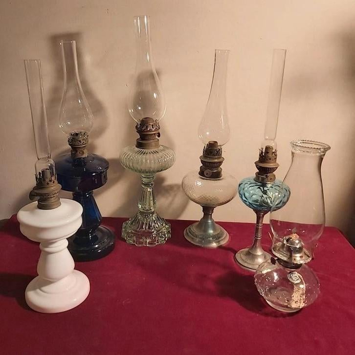 Lampes Lampes anciennes au pétrole, Antiquités & Art, Curiosités & Brocante, Enlèvement ou Envoi