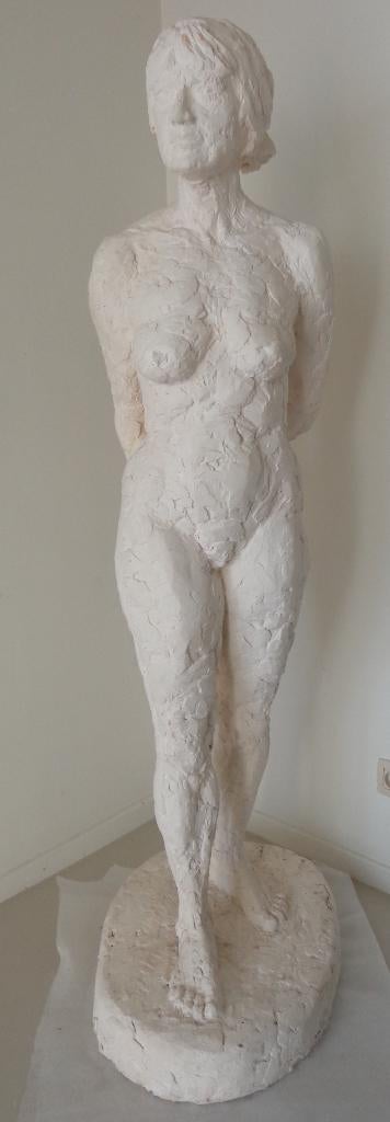 MARIA VAN DER LAAR / NAAKTE VROUW / SCULPTUUR GIPS / H=167cm, Enlèvement