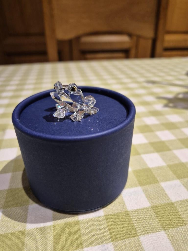 Grenouille en cristal Swarovski, Enlèvement ou Envoi, Comme neuf, Figurine