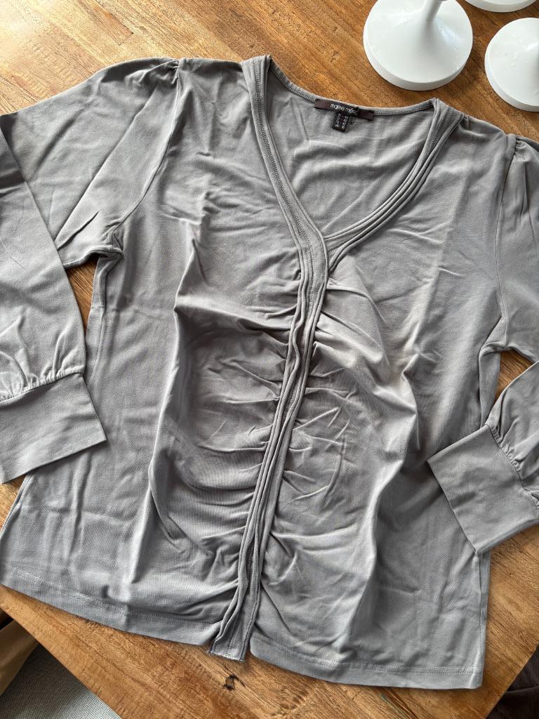 Blouse Marie Méro maat 42, Bruin, Maat 42/44 (L), Marie Méro, Ophalen of Verzenden