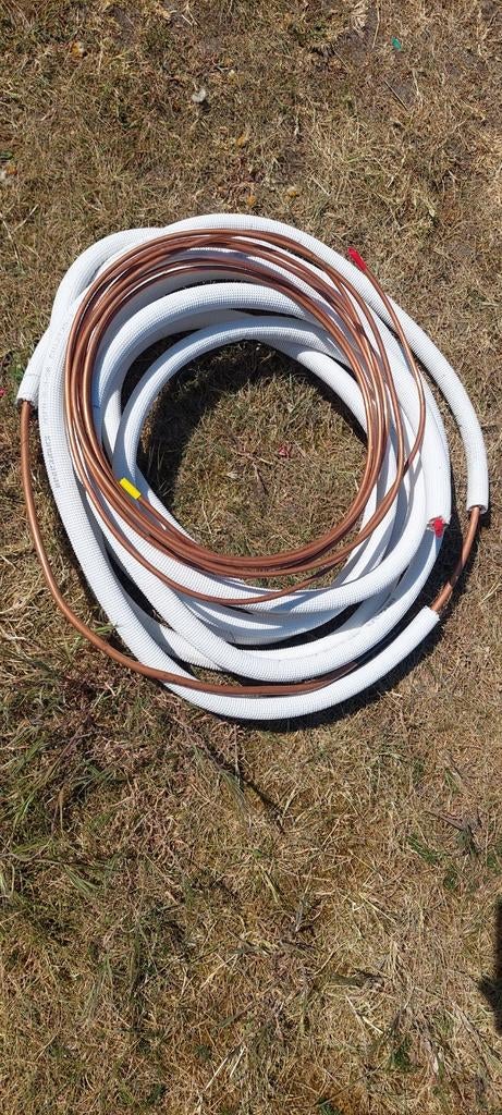 12 meter koelleiding airco leiding 3/8 - 1/4, Ophalen