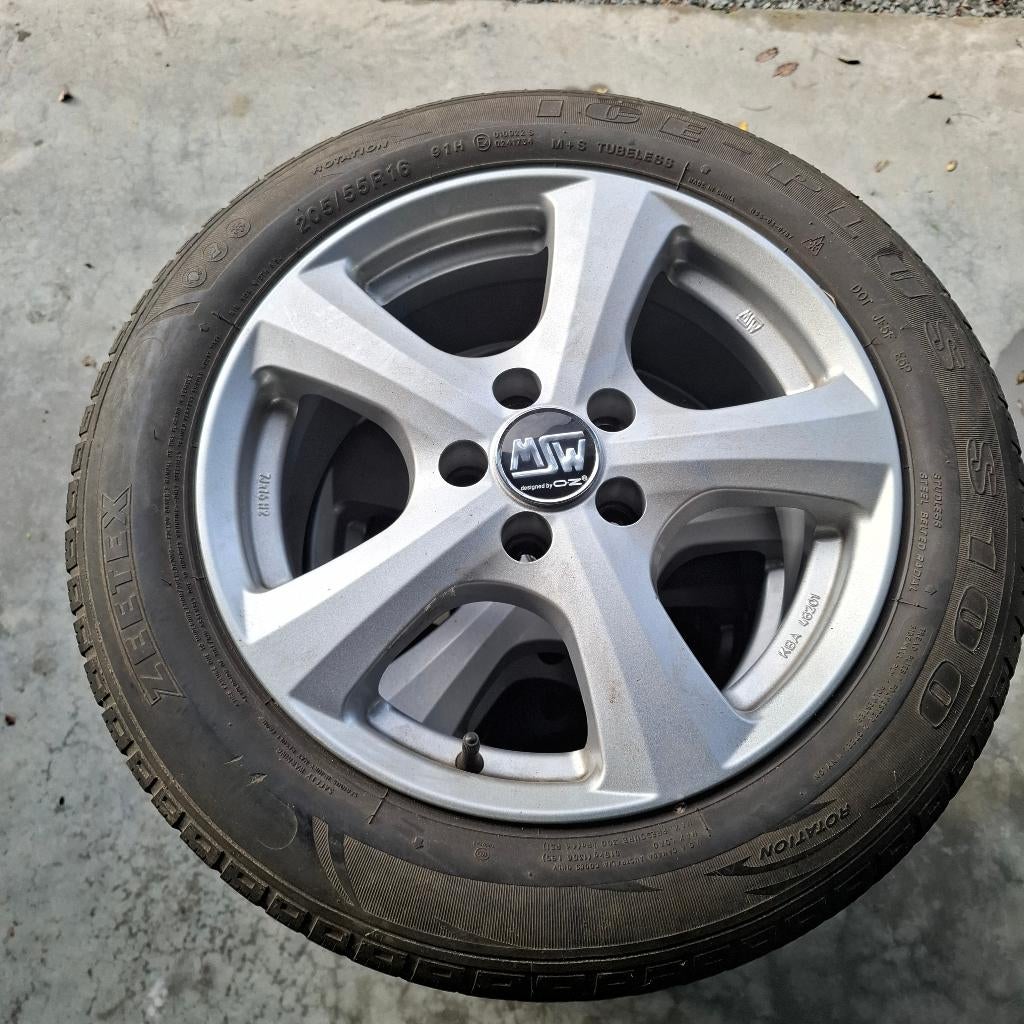 16" lichtmetalen velgen winterbanden, Ophalen, Gebruikt, 16 inch, Band(en)