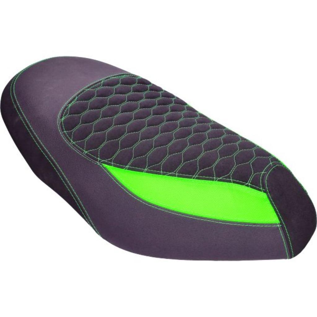 Piaggio Zip Costom Alcantara Zadel Regia GP1 Groen Fluor, Fietsen en Brommers, Ophalen of Verzenden, Zo goed als nieuw, Overige typen