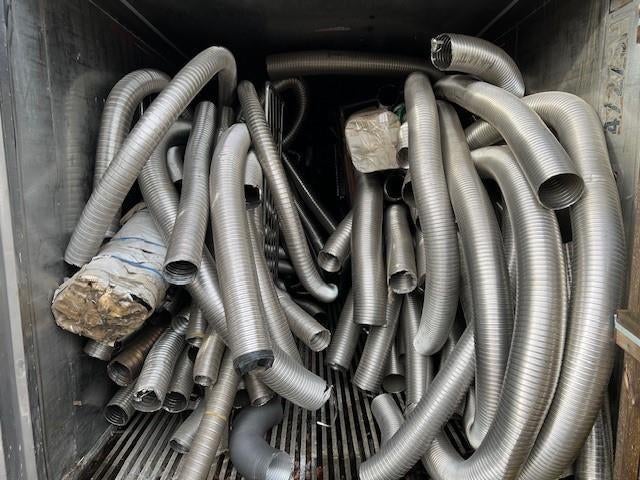 2119. Flexibele buis / rvs / kachelbuis / kachelpijp, Tuin en Terras, Ophalen, Gebruikt
