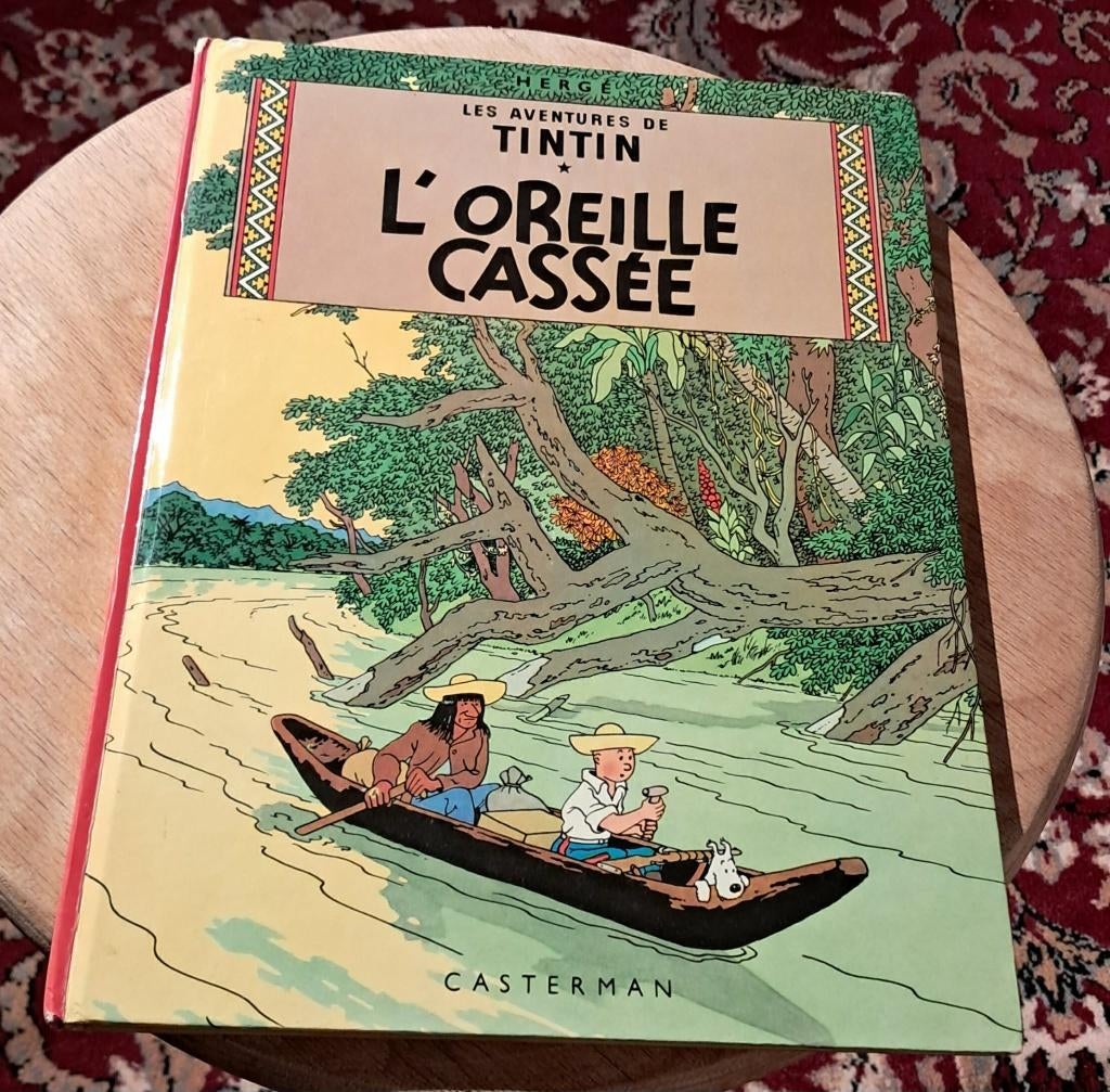 Tintin - L'oreille cassée, Enlèvement ou Envoi, Une BD, Utilisé, Hergé