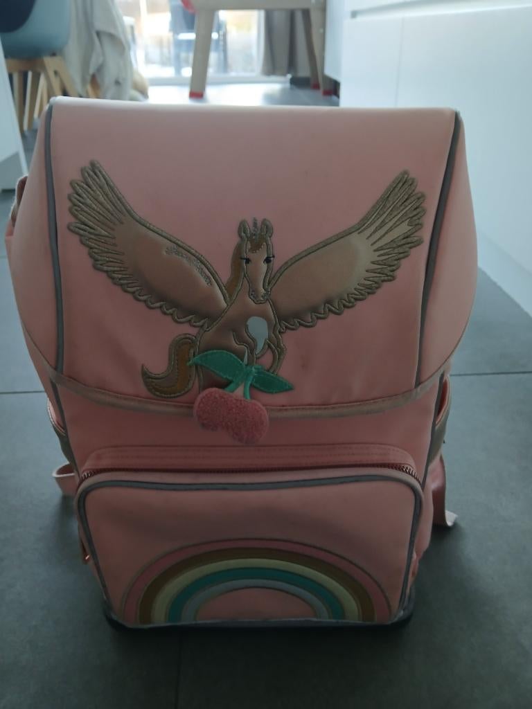 Boekentas jeune premier, Bijoux, Sacs & Beauté, Sacs | Cartables, Enlèvement, Utilisé, Rose, Sac à dos