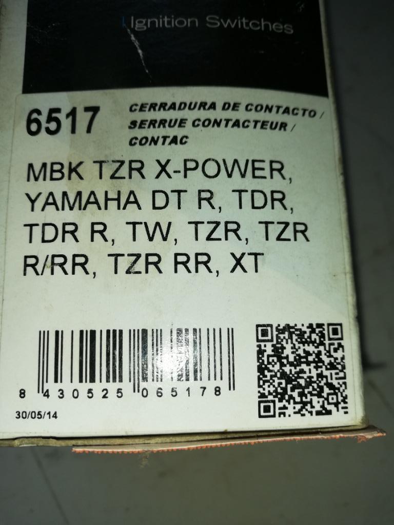 Serrure d'allumage MBK Yamaha, Enlèvement, Neuf, Yamaha