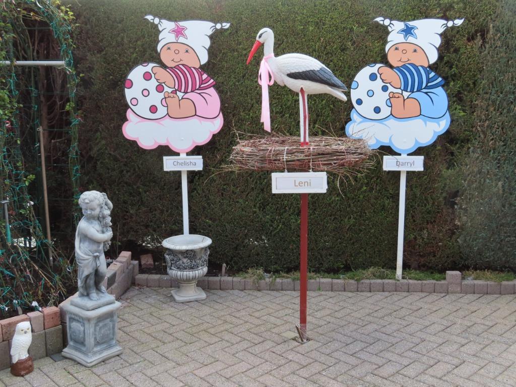 Geboorteborden / baby ️ geboren? Geboortebord / ooievaars., Ophalen, Nieuw, Geboortebord