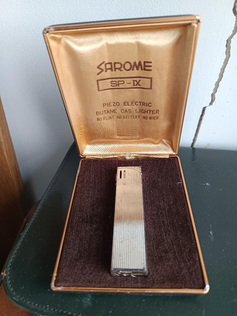 Vintage aansteker briquet sarome, Envoi, Utilisé, Briquet