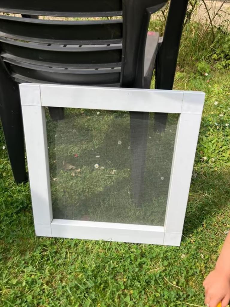 Moustiquaire - moustiquaire 43,7 x 45 en plastique, Moins de 200 cm, Synthétique, Enlèvement, Utilisé