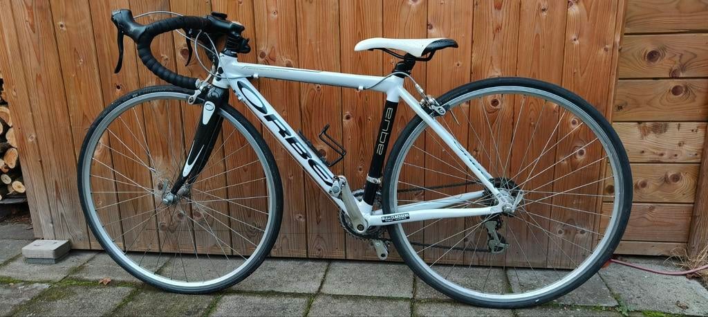 Koersfiets orbea wit, jonge tiener 150-160cm, Fietsen en Brommers, Gebruikt, 49 tot 53 cm, Ophalen, Overige merken