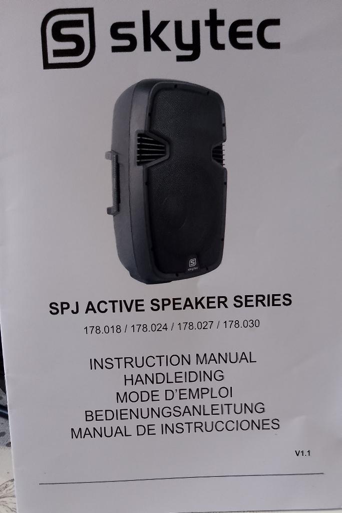 2 Haut-parleurs SkyTec, TV, Hi-fi & Vidéo, Enceintes, Enlèvement, Comme neuf, 120 watts ou plus, Autres marques