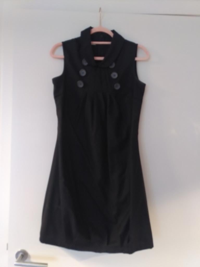 Skunkfunk zwarte winterjurk maat 2, Kleding | Dames, Ophalen, Gedragen