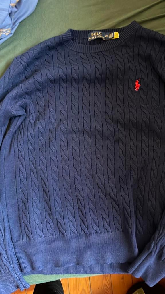 Polo trui, Blauw, Ophalen of Verzenden, Polo Ralph Lauren, Maat 56/58 (XL)