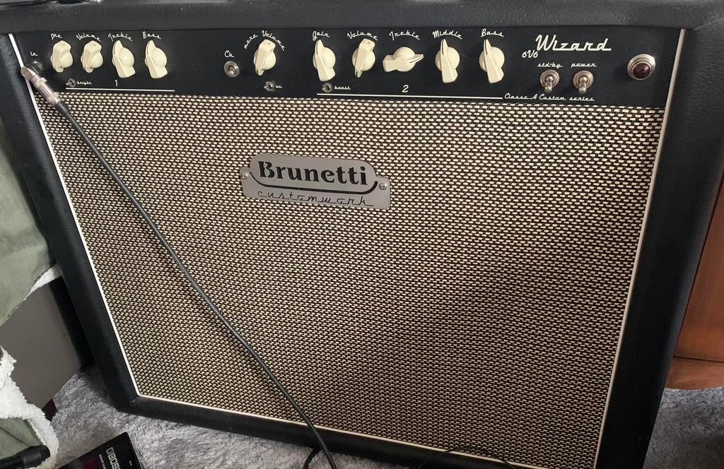 Brunetti Custom work 6v6 Wizard, Ophalen, Zo goed als nieuw, Gitaar
