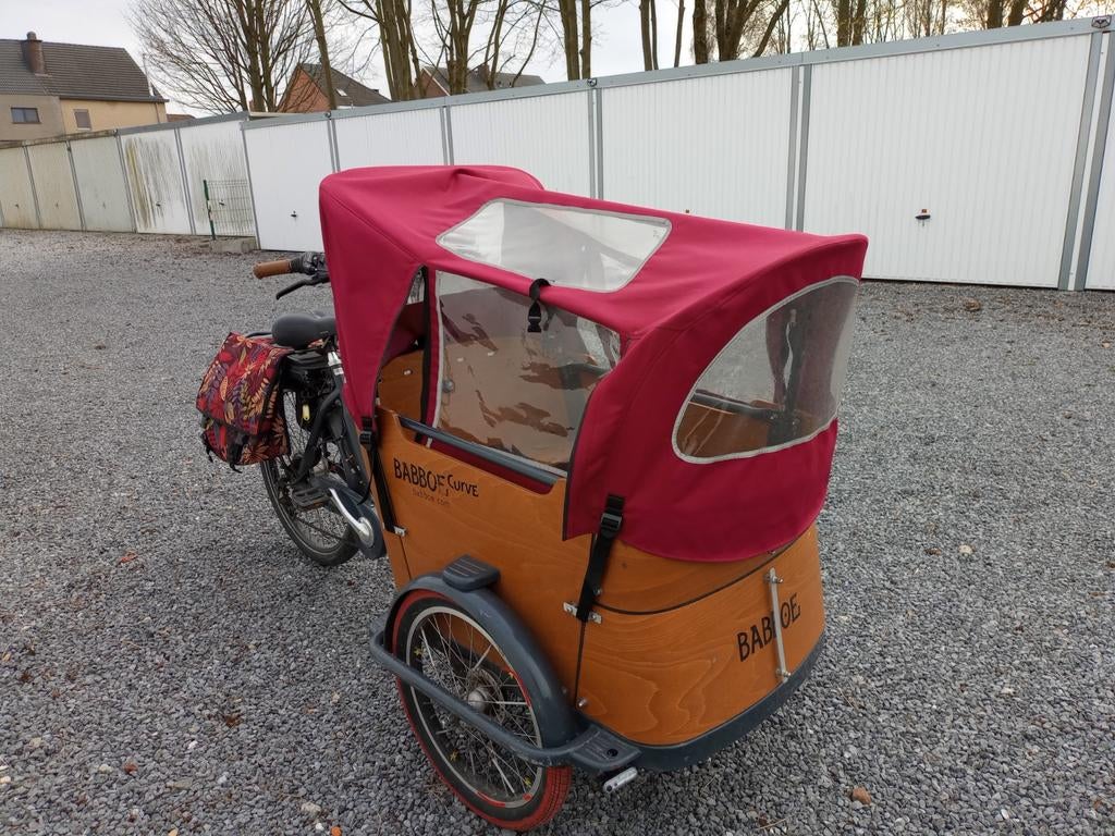Bakfiets elektrische babboe curve, Ophalen, 1 kind, Elektrisch