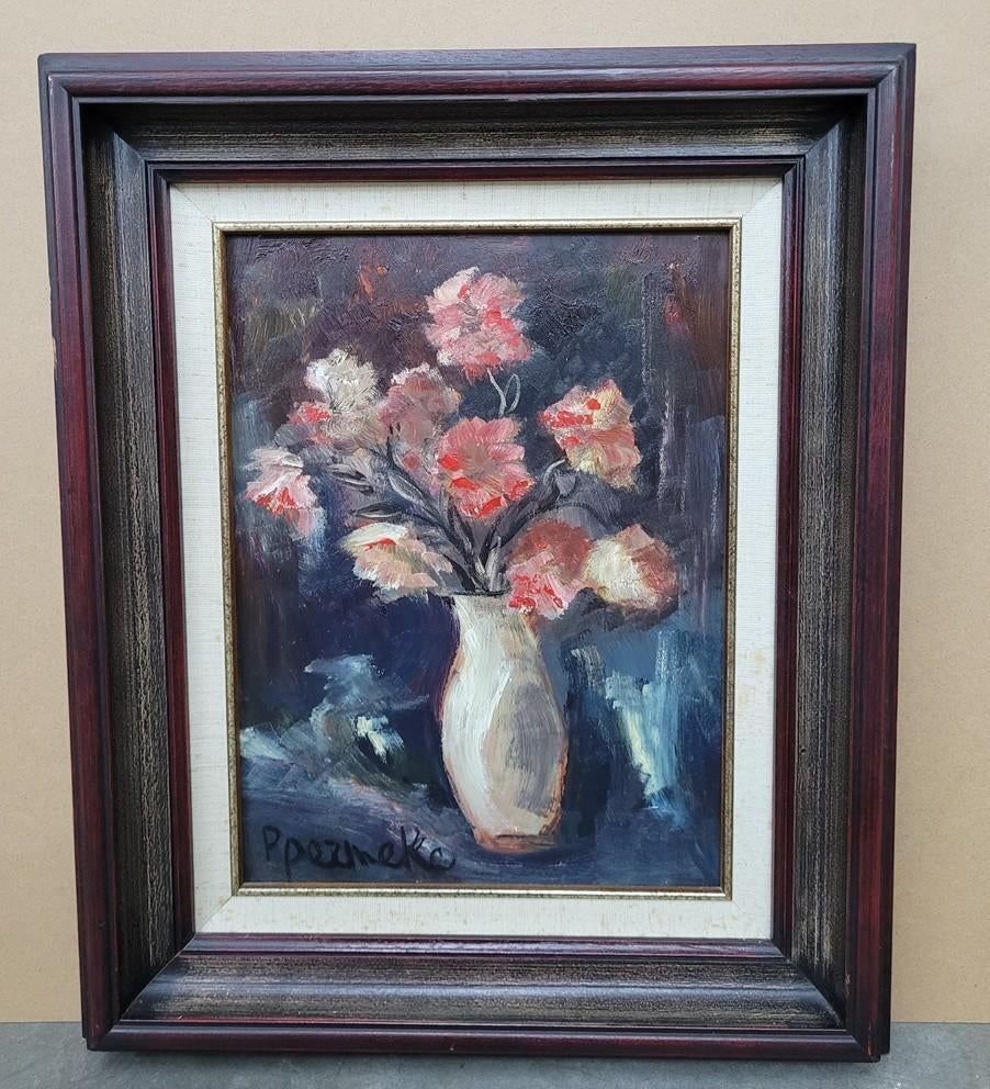 Paul PERMEKE, vaas met bloemen, Antiek en Kunst, Ophalen of Verzenden