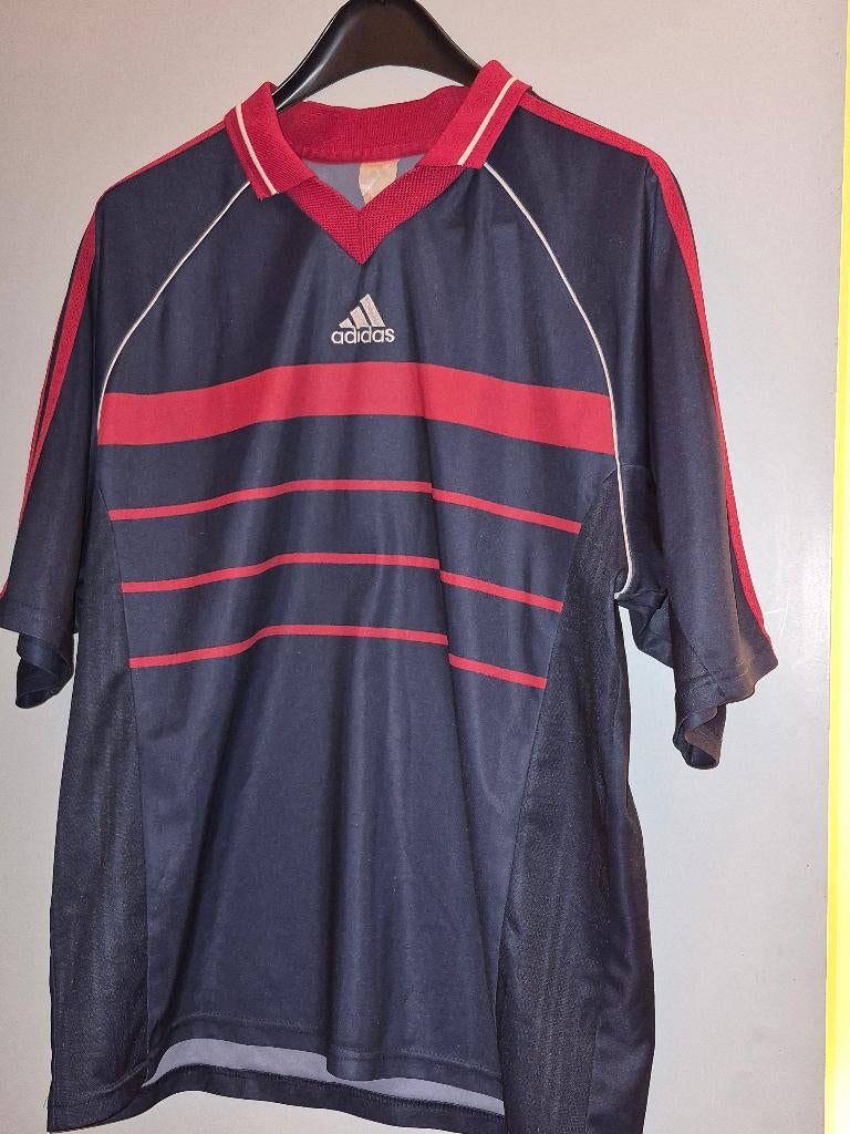 T-shirts de sport adidas vintage année 90 XL, Enlèvement ou Envoi, ADIDAS, Porté, Bleu