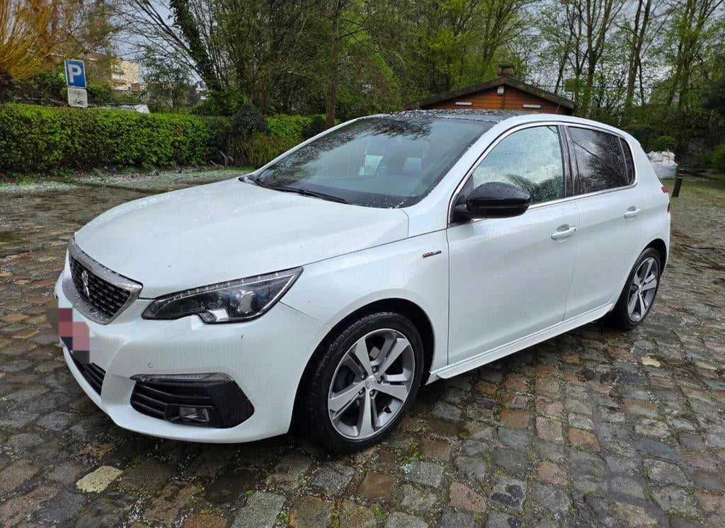 Peugeot 308 gt line boite automatique, Euro 6, Carnet d'entretien, Noir, 5 portes