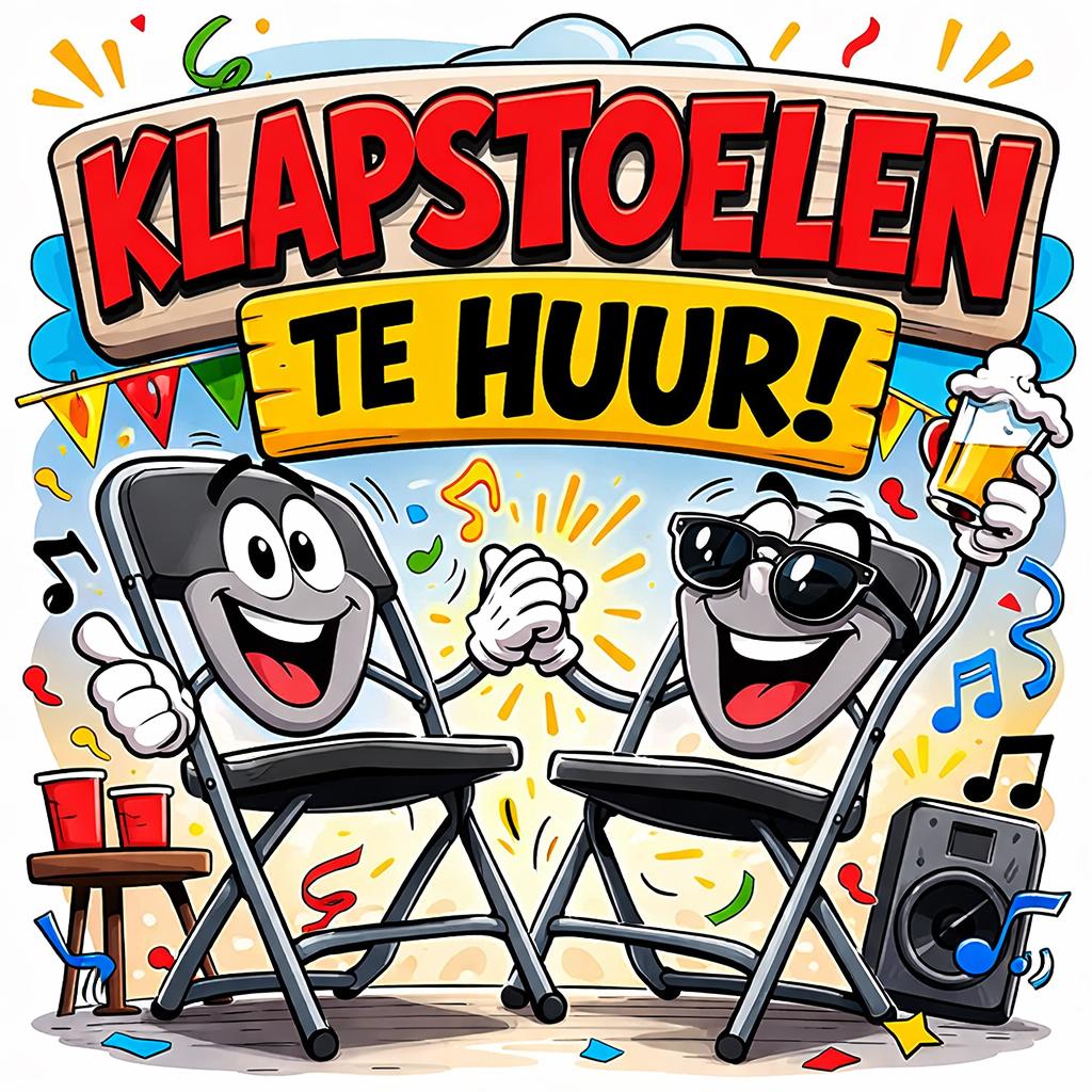 Klapstoelen te huur, Enlèvement, Comme neuf