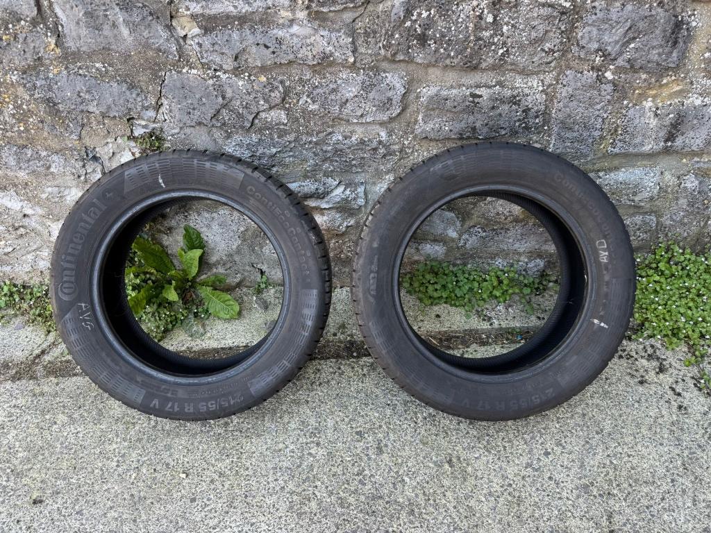 Pneus Continental Ecocontact 215 55 17 94V, Autos : Pièces & Accessoires, Pneus & Jantes, 215 mm, Véhicule de tourisme, Pneus été