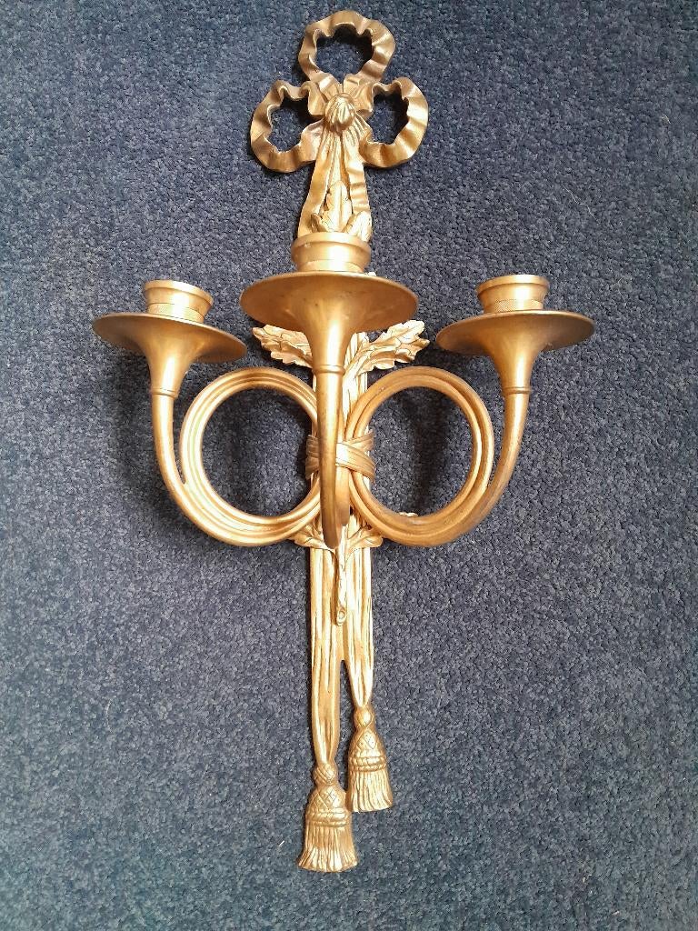 Wandkandelaar - Applique verguld brons - Louis XVI, Verzenden