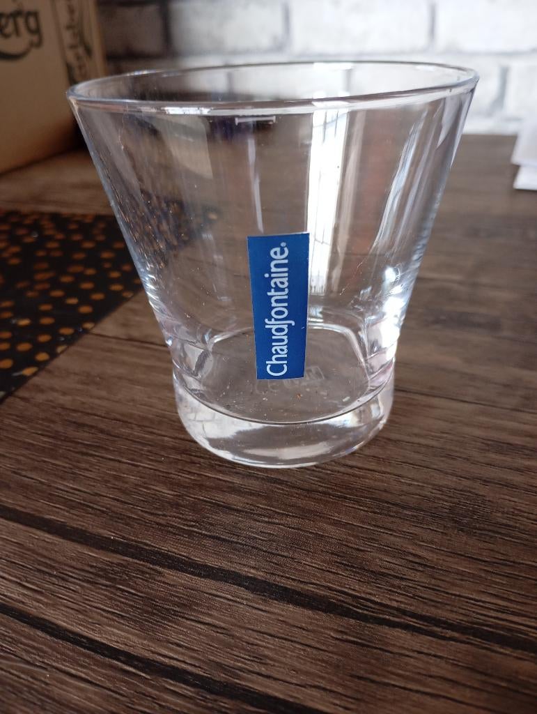 6 verres chaudfontaine, Collections, Enlèvement, Neuf, Verre à eau
