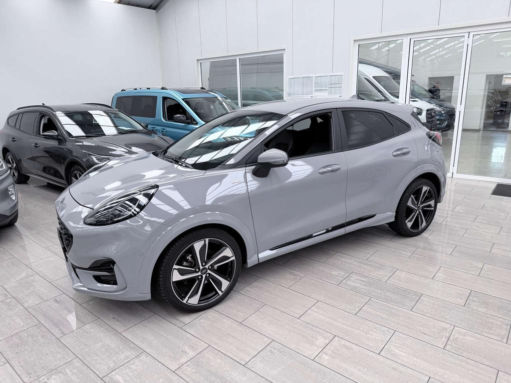 Ford Puma Puma St-line X 155pk mhev M6 (bj 2021), Auto's, Ford, 114 kW, Zwart, SUV of Terreinwagen, Zilver of Grijs