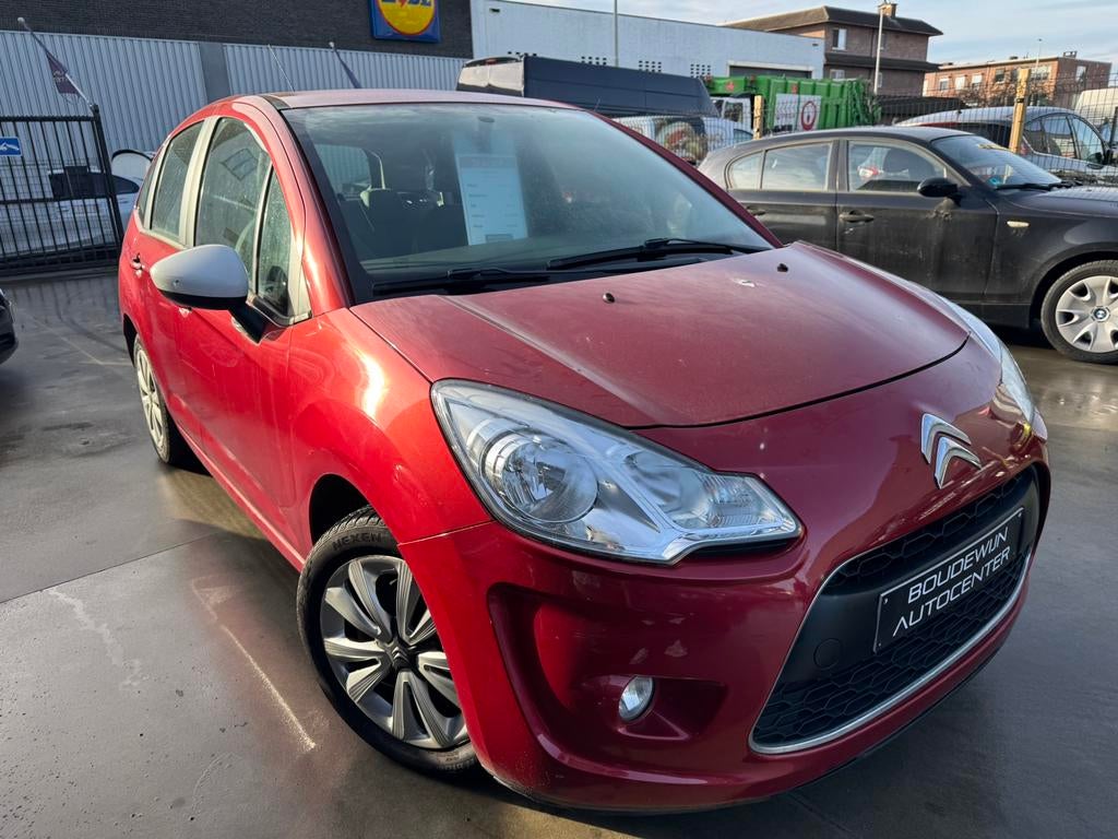 Citroën C3 1.2Benzine 168.xxxkm/Parkeersensor,Garantie, Voorwielaandrijving, Stof, Parkeersensor, Zwart