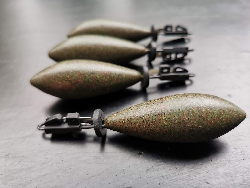 E.D. Zipp leads, Sports nautiques & Bateaux, Pêche à la ligne | Carpes, Enlèvement ou Envoi, Comme neuf, Flotteur ou Plomb