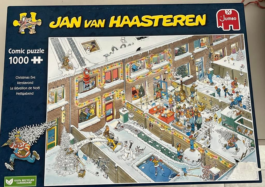 Jan Van Haasteren kerstavond, Hobby en Vrije tijd, Ophalen, Zo goed als nieuw