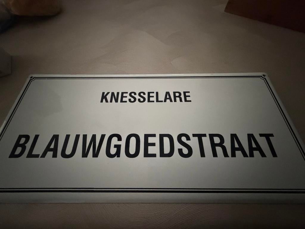 Straatnaambord emaille, Autos : Divers, Autocollants de voiture, Enlèvement ou Envoi