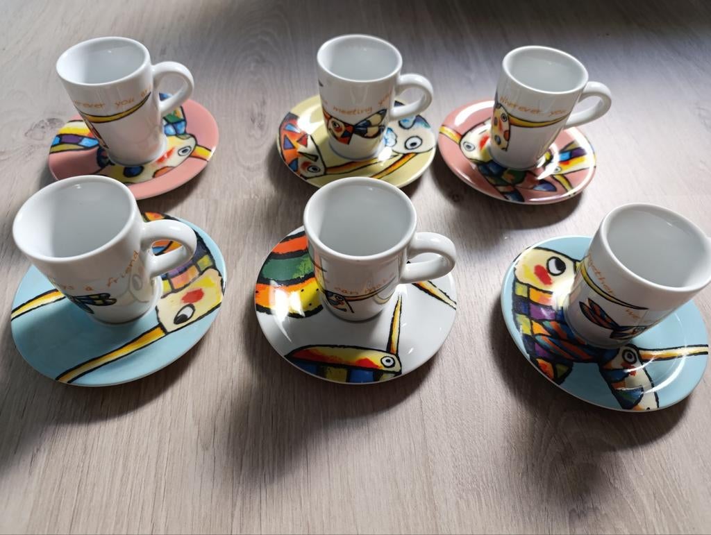 6 espresso kopjes Kahla Vitalis, Huis en Inrichting, Keuken | Servies, Ophalen