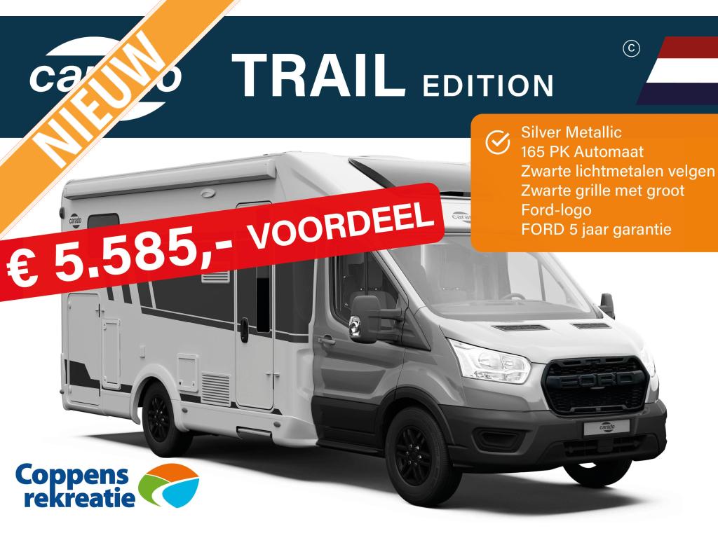 Carado T447 Edition 26 TRAIL automaat, Automaat, Ringverwarming, 7 tot 8 meter, Diesel