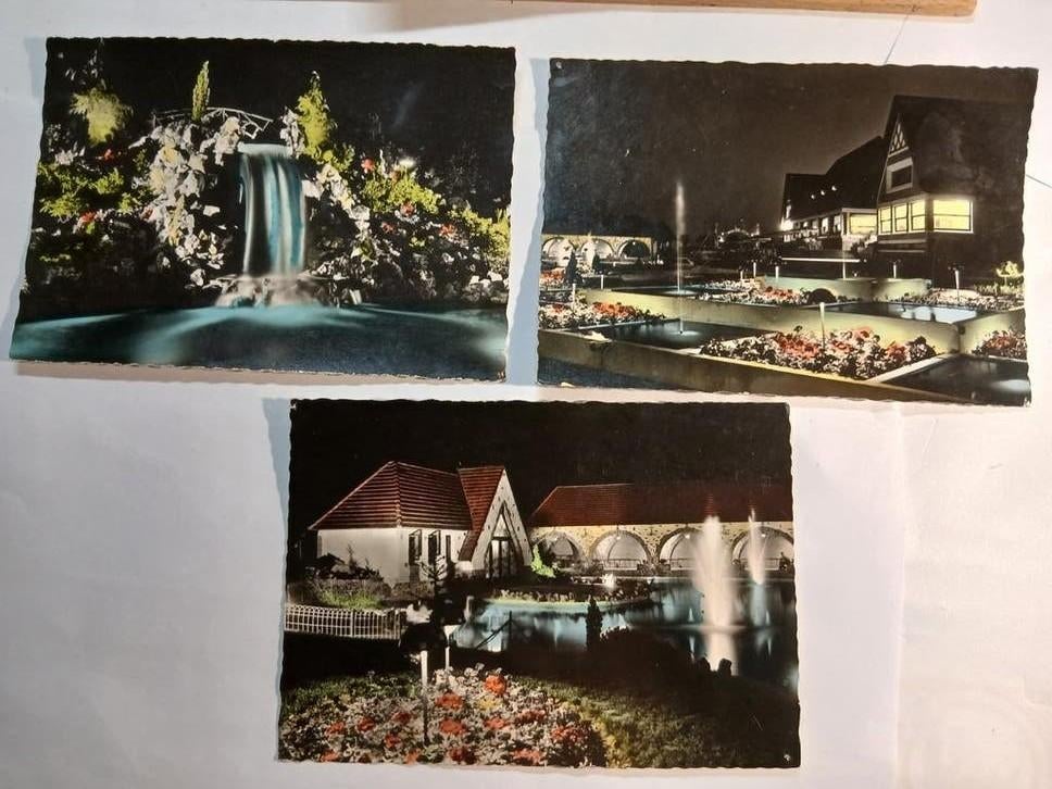 3 postkaarten pretpark Meli Adinkerke sprookjesachtig, Collections, Enlèvement ou Envoi