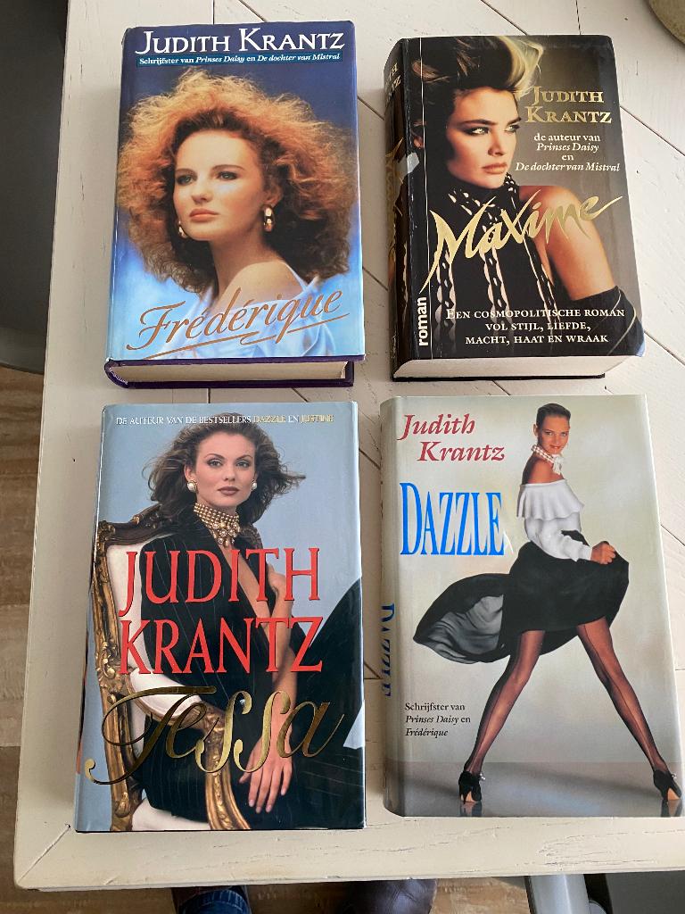 Judith KRANTZ, 4 boeken, Ophalen of Verzenden, Gelezen, Judith Krantz