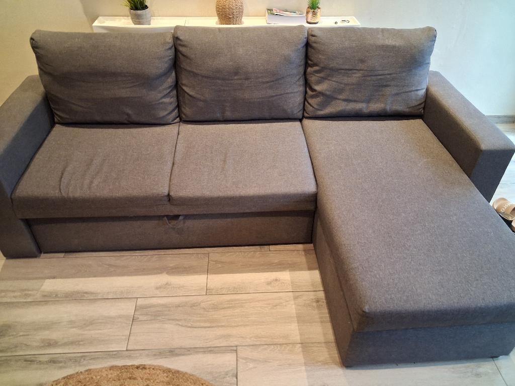 Canapé lit (2+2) avec coffre, Banc d'angle, Quatre personnes ou plus, Comme neuf, Enlèvement