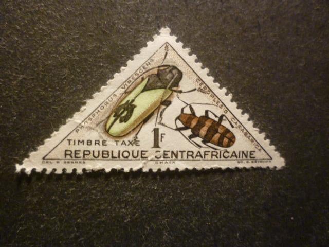 Centraal Afrikaanse Republiek 1962 Mi P4(o) Gestempeld, Postzegels en Munten, Postzegels | Afrika, Verzenden