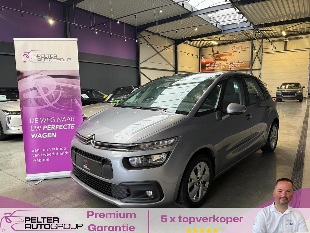 Citroen C4 SpaceTourer 1.2 Benzine Automaat GPS, Autos, Citroën, 0 kg, Argent ou Gris, Achat, Euro 6