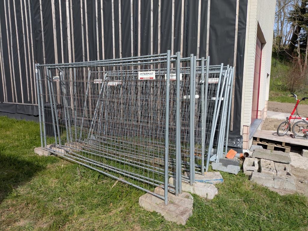 14 Clôtures de chantier, Bricolage & Construction, Échafaudages, Enlèvement