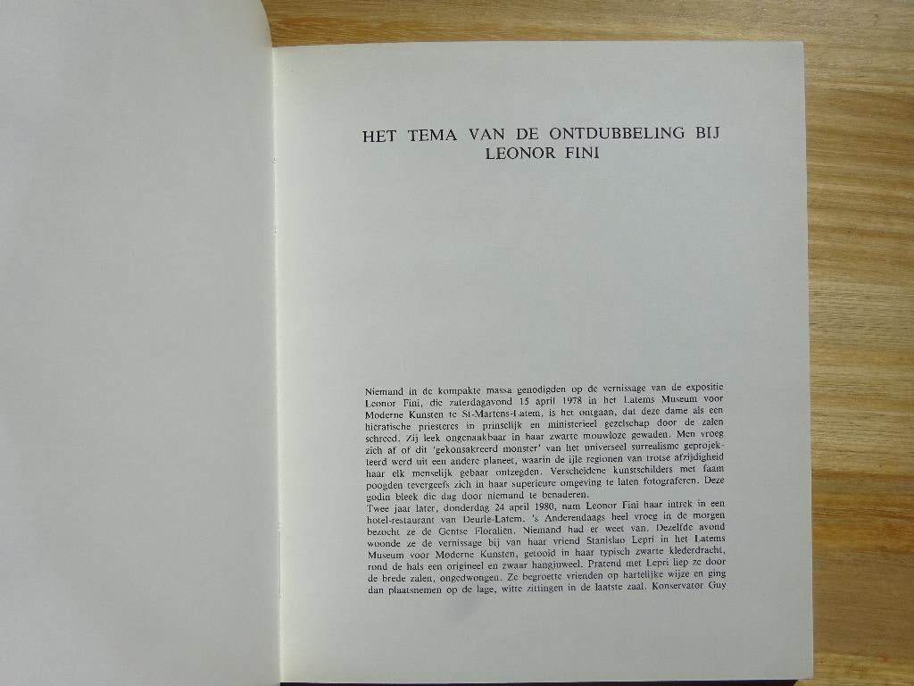 Leonor Fini door Jos Murez, Gelezen, Ophalen of Verzenden, Jos Murez, Schilder- en Tekenkunst