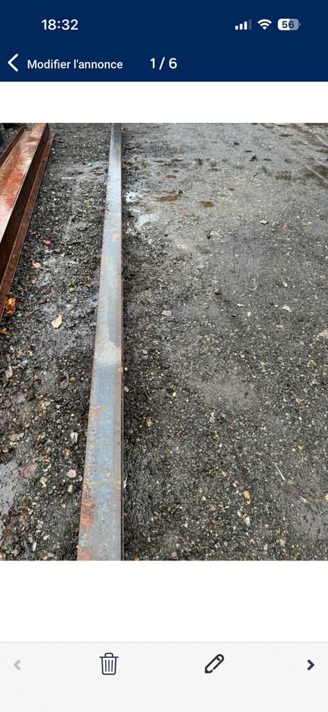 Poutrelle heb 500 cm x 22 cm x11 cm, Enlèvement, Comme neuf