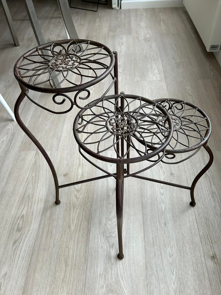 support pour plantes en fer forgé, Jardin & Terrasse, Enlèvement, Comme neuf