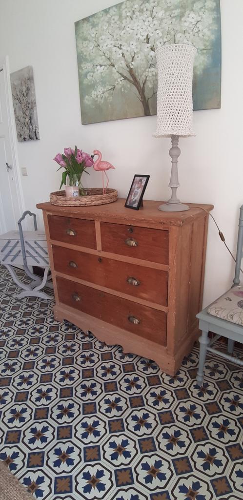 Teakhouten commode, Huis en Inrichting, Kasten | Ladekasten, Ophalen