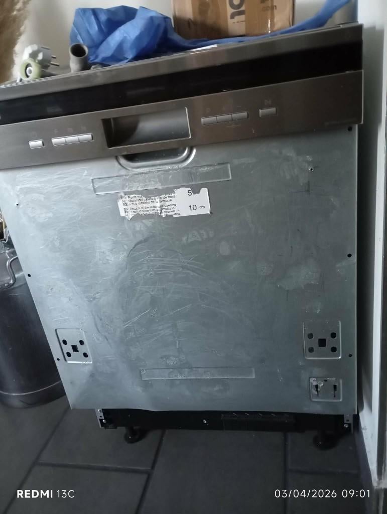 Lave vaisselle semis encastrable, Ophalen, 60 cm of meer, Eco programma, Zo goed als nieuw