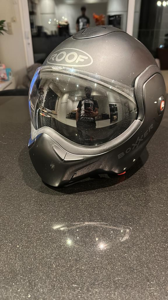 Roof Boxxer helm, Motoren, Kleding | Motorhelmen, Ophalen, Tweedehands, Systeemhelm, Overige merken