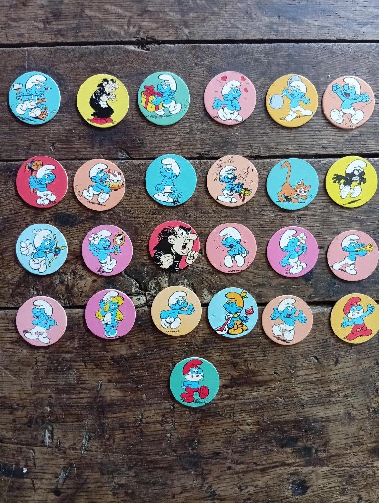 25 différents flippos Schtroumpfs (1996)., Collections, Schtroumpfs, Enlèvement ou Envoi, Comme neuf, Différents Schtroumpfs, Autres types