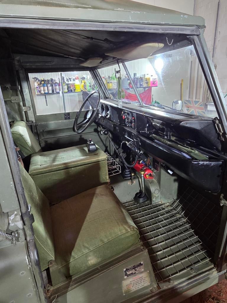 Land Rover Series 3 88" (1975) – Ex-Belgisch Leger (ABL), Autos, Land Rover, 2250 cm³, Achat, 2 places, Boîte manuelle